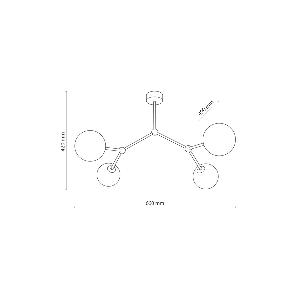 Lampa wisząca TK-Lighting FAIRY TKL6470  Lampa sufitowa kolor - złoty - biały styl Nowoczesny  Glamour