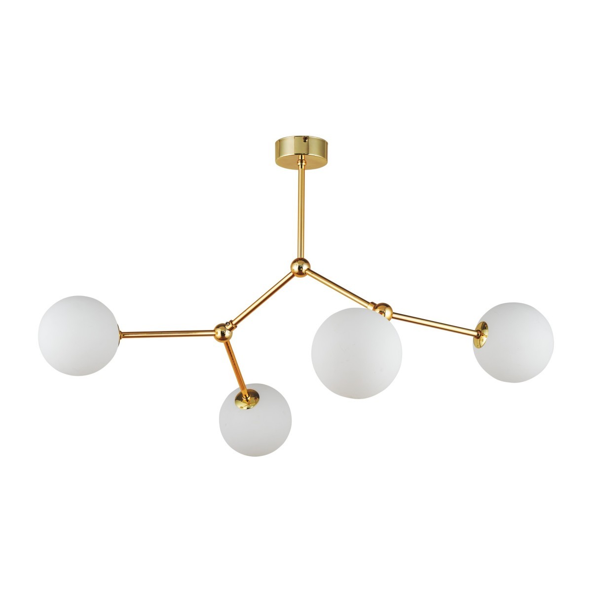 Lampa wisząca TK-Lighting FAIRY TKL6470  Lampa sufitowa kolor - złoty - biały styl Nowoczesny  Glamour