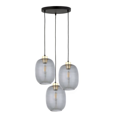 Lampa wisząca TK-Lighting DELTA TKL4840 kolor - złoty - czarny styl Nowoczesny  Glamour