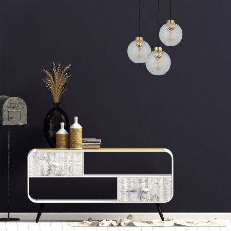 Lampa wisząca TK-Lighting DEVON TKL4586 kolor - złoty - czarny styl Nowoczesny  Klasyczny