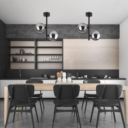 Lampa wisząca TK-Lighting ESTERA TKL6706  Lampa sufitowa kolor - czarny styl Nowoczesny  Minimalistyczny