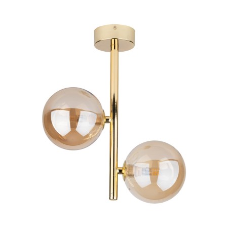Lampa wisząca TK-Lighting ESTERA TKL4547  Lampa sufitowa kolor - złoty - bursztynowy styl Nowoczesny  Minimalistyczny