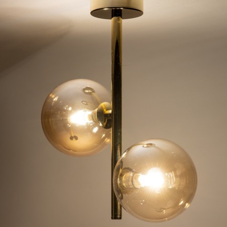 Lampa wisząca TK-Lighting ESTERA TKL4547  Lampa sufitowa kolor - złoty - bursztynowy styl Nowoczesny  Minimalistyczny