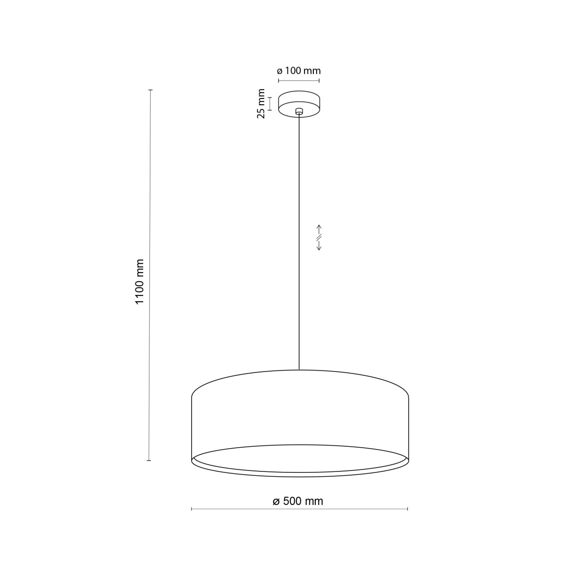 Lampa wisząca TK-Lighting EARTH TKL4654  Lampa sufitowa kolor - czarny - grafitowy styl Nowoczesny  Minimalistyczny