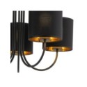 Lampa sufitowa TK-Lighting TORENS TKL4595 kolor - czarny - złoty styl Klasyczny  Minimalistyczny