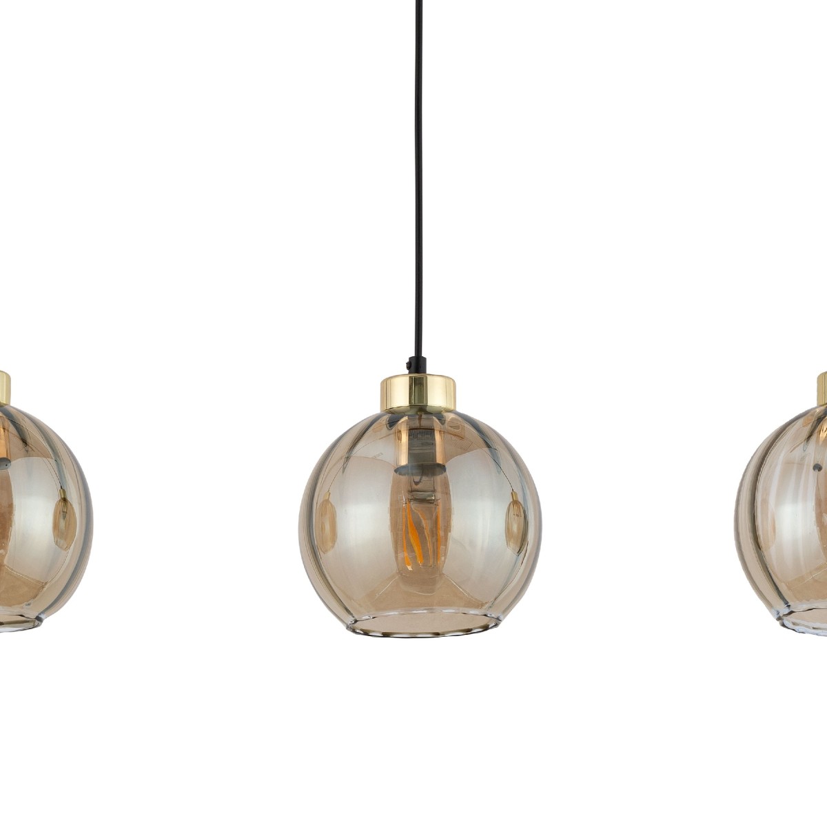 Lampa wisząca TK-Lighting DEVI TKL4638 kolor - złoty - czarny styl Nowoczesny  Glamour