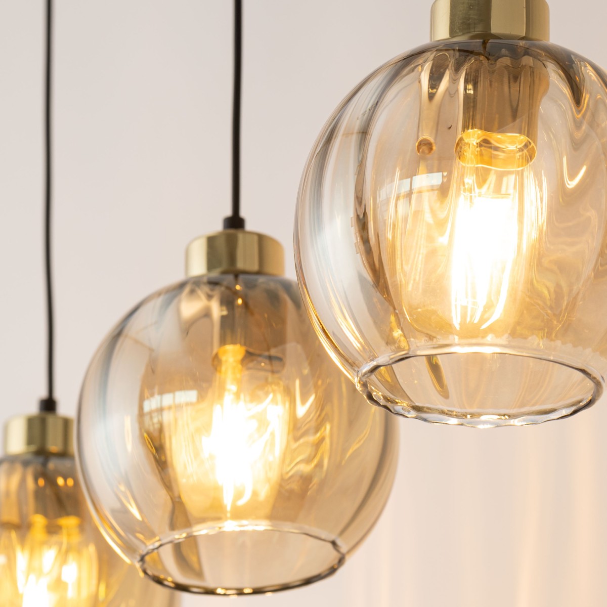 Lampa wisząca TK-Lighting DEVI TKL4638 kolor - złoty - czarny styl Nowoczesny  Glamour