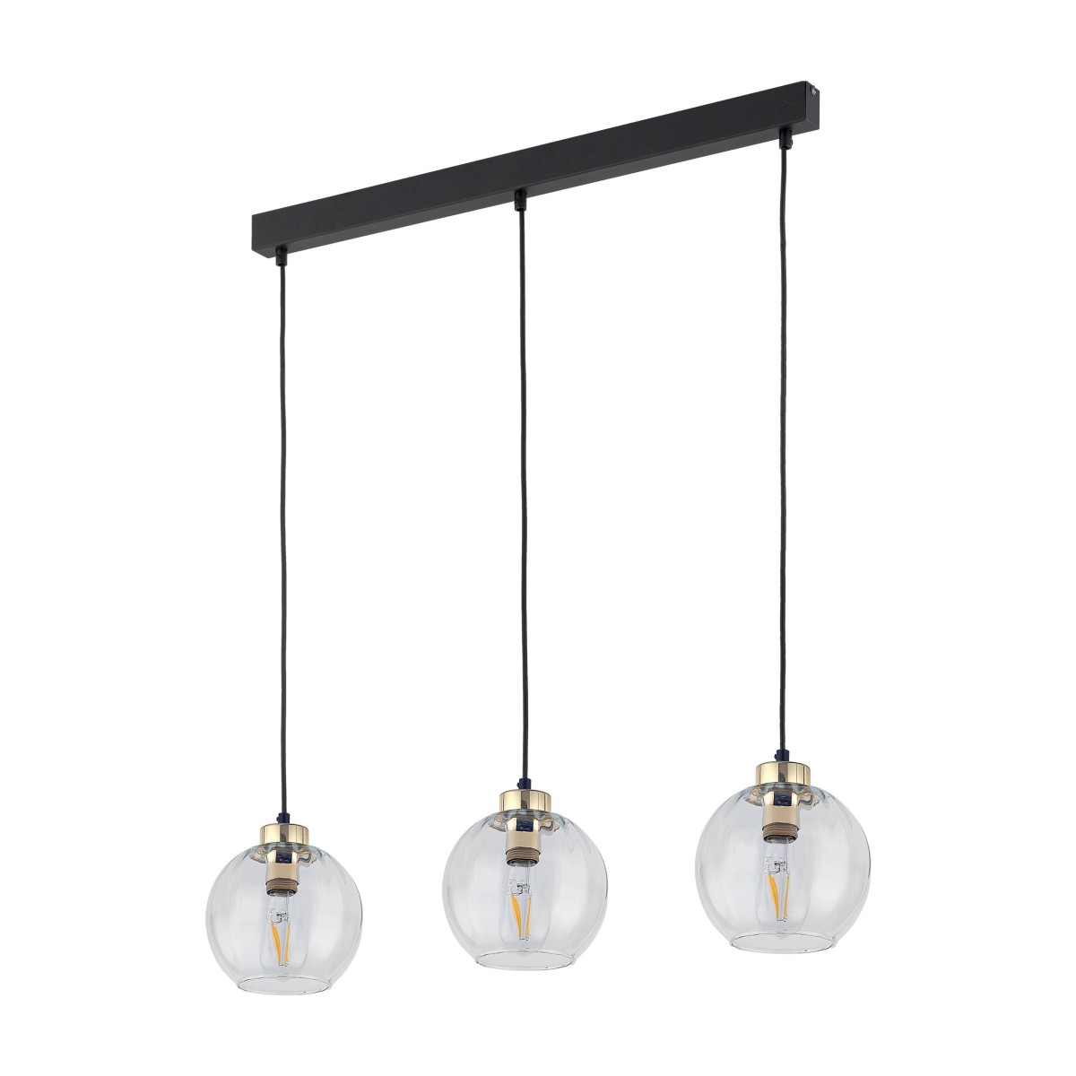Lampa wisząca TK-Lighting DEVI TKL4580 kolor - złoty - czarny styl Nowoczesny  Glamour