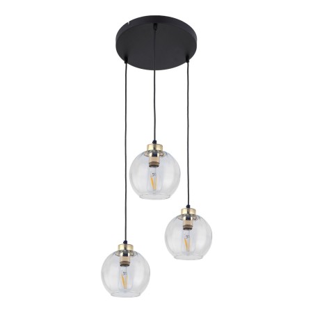 Lampa wisząca TK-Lighting DEVI TKL4579 kolor - złoty - czarny styl Nowoczesny  Glamour