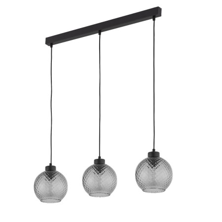 Lampa wisząca TK-Lighting DEVON TKL4628  Lampa sufitowa kolor - czarny - grafitowy styl Glamour  Hampton