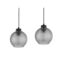 Lampa wisząca TK-Lighting DEVON TKL4628  Lampa sufitowa kolor - czarny - grafitowy styl Glamour  Hampton