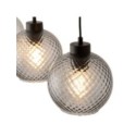 Lampa wisząca TK-Lighting DEVON TKL4628  Lampa sufitowa kolor - czarny - grafitowy styl Glamour  Hampton