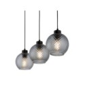 Lampa wisząca TK-Lighting DEVON TKL4628  Lampa sufitowa kolor - czarny - grafitowy styl Glamour  Hampton