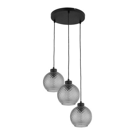 Lampa wisząca TK-Lighting DEVON TKL4627 kolor - czarny - grafitowy styl Glamour  Hampton