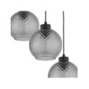 Lampa wisząca TK-Lighting DEVON TKL4627 kolor - czarny - grafitowy styl Glamour  Hampton