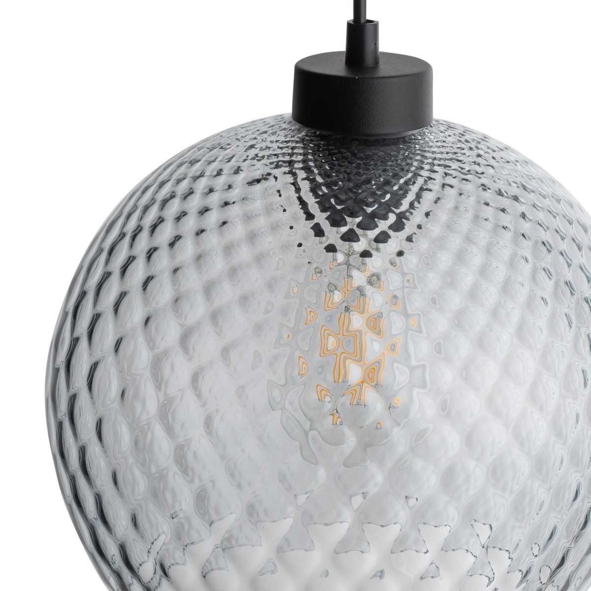 Lampa wisząca TK-Lighting DEVON TKL4626 kolor - czarny - granatowy styl Glamour  Hampton