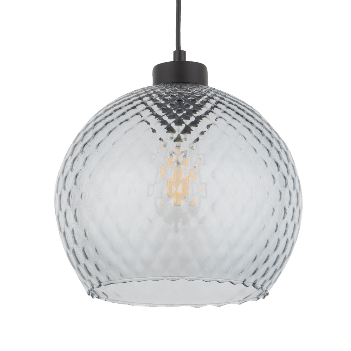 Lampa wisząca TK-Lighting DEVON TKL4626 kolor - czarny - granatowy styl Glamour  Hampton