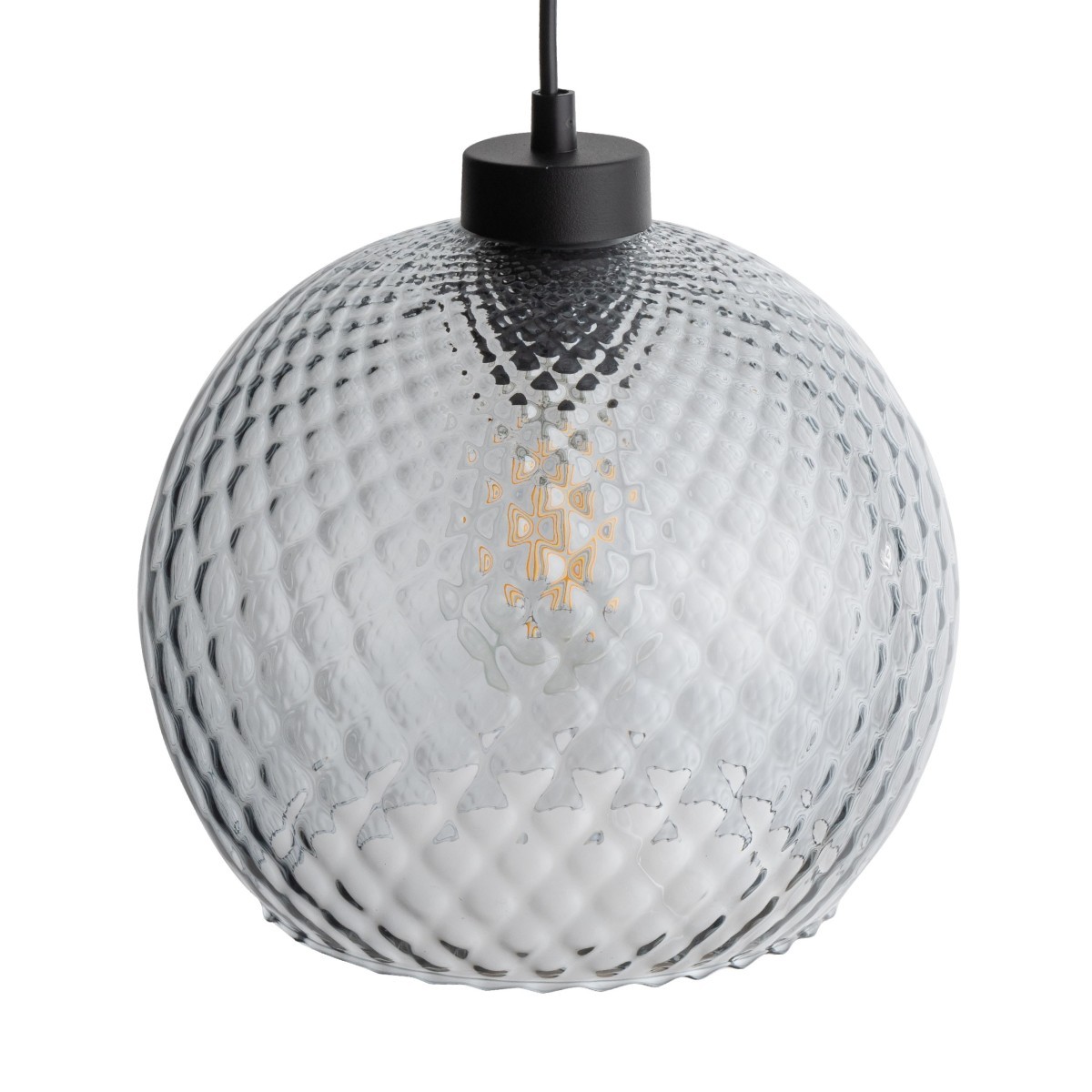 Lampa wisząca TK-Lighting DEVON TKL4626 kolor - czarny - granatowy styl Glamour  Hampton