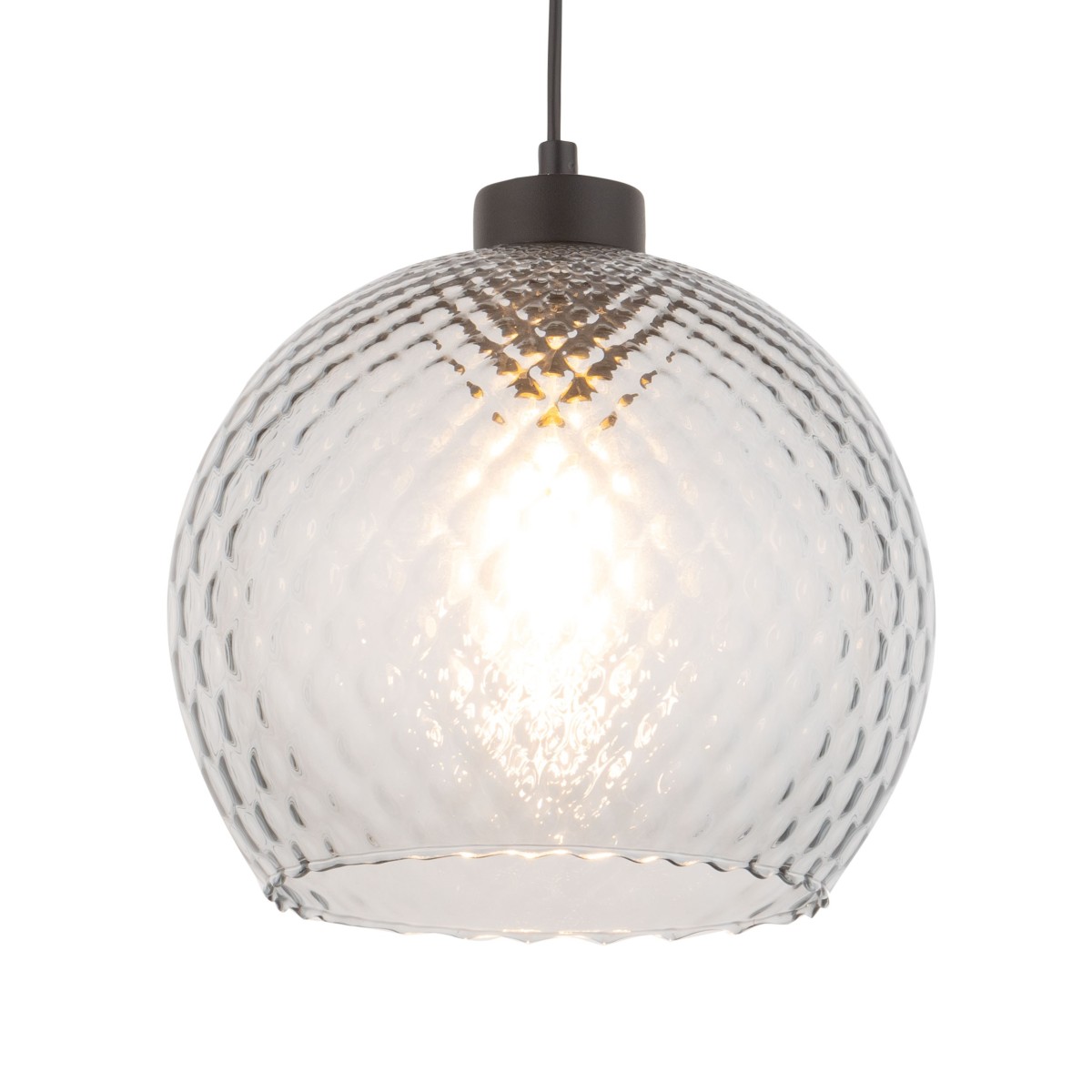 Lampa wisząca TK-Lighting DEVON TKL4626 kolor - czarny - granatowy styl Glamour  Hampton