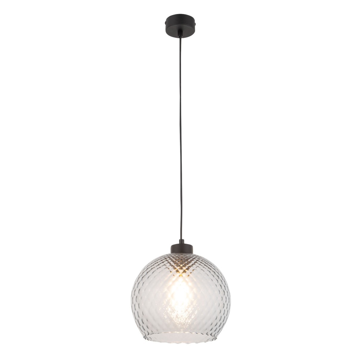 Lampa wisząca TK-Lighting DEVON TKL4626 kolor - czarny - granatowy styl Glamour  Hampton