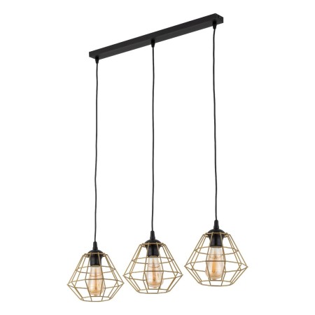 Lampa wisząca TK-Lighting DIAMOND TKL4642 kolor - czarny - złoty styl Nowoczesny  Industrialny