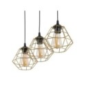 Lampa wisząca TK-Lighting DIAMOND TKL4642 kolor - czarny - złoty styl Nowoczesny  Industrialny