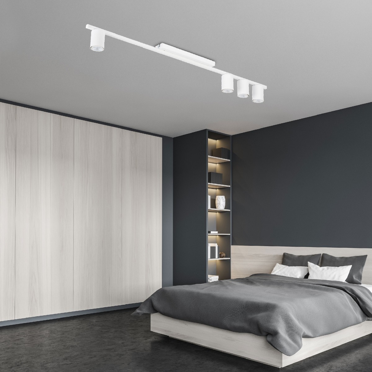 Lampa sufitowa TK-Lighting LOGAN TKL4571 kolor - biały styl Nowoczesny  Minimalistyczny