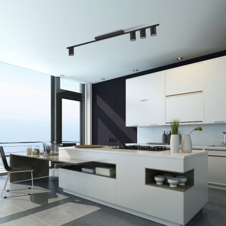 Lampa sufitowa TK-Lighting LOGAN TKL4566 kolor - czarny styl Nowoczesny  Minimalistyczny