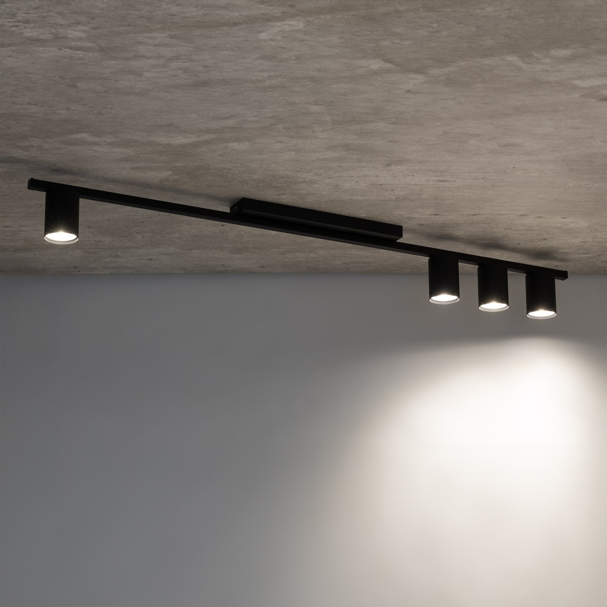 Lampa sufitowa TK-Lighting LOGAN TKL4566 kolor - czarny styl Nowoczesny  Minimalistyczny