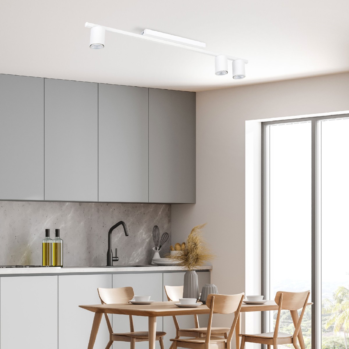 Lampa sufitowa TK-Lighting LOGAN TKL4570 kolor - biały styl Nowoczesny  Minimalistyczny