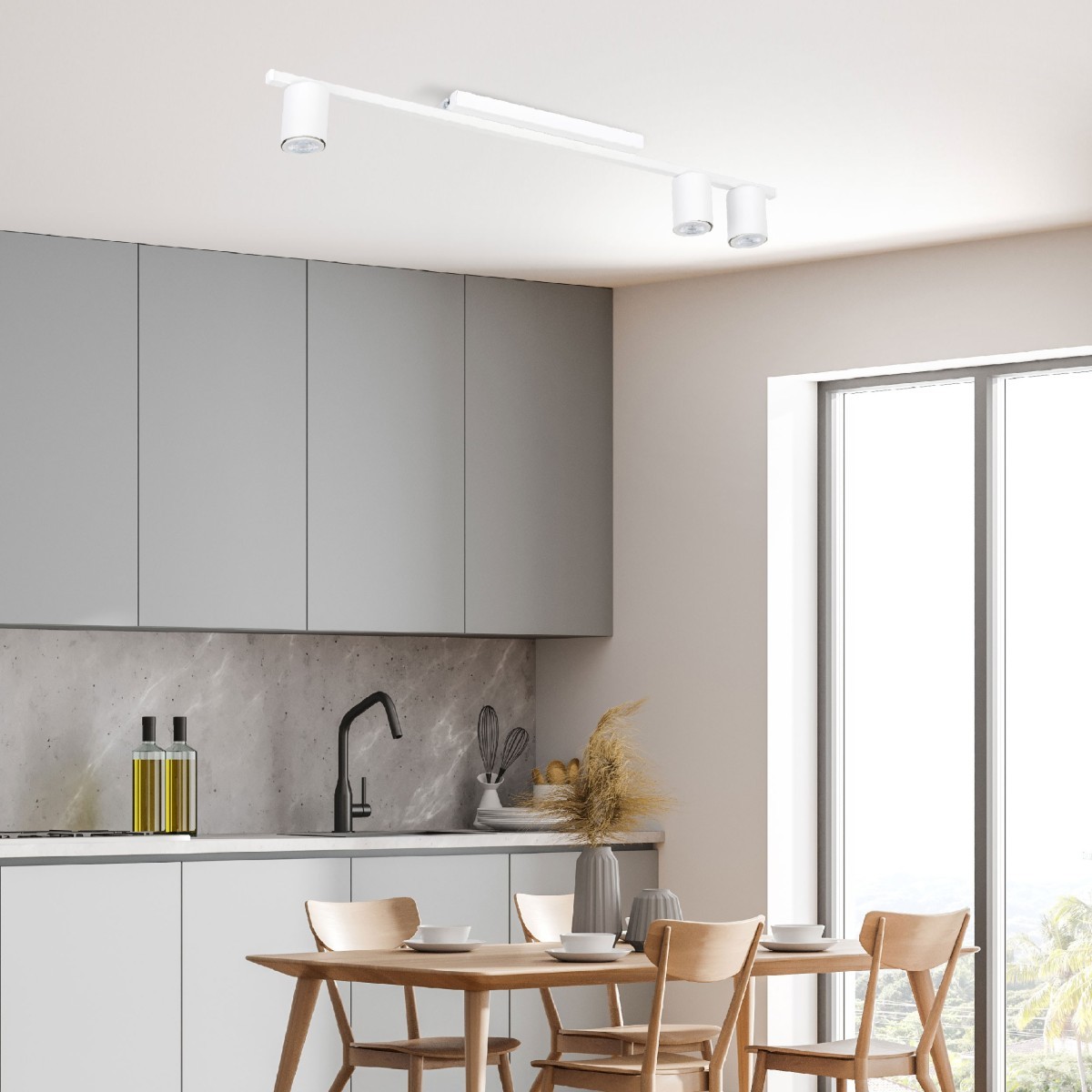 Lampa sufitowa TK-Lighting LOGAN TKL4570 kolor - biały styl Nowoczesny  Minimalistyczny