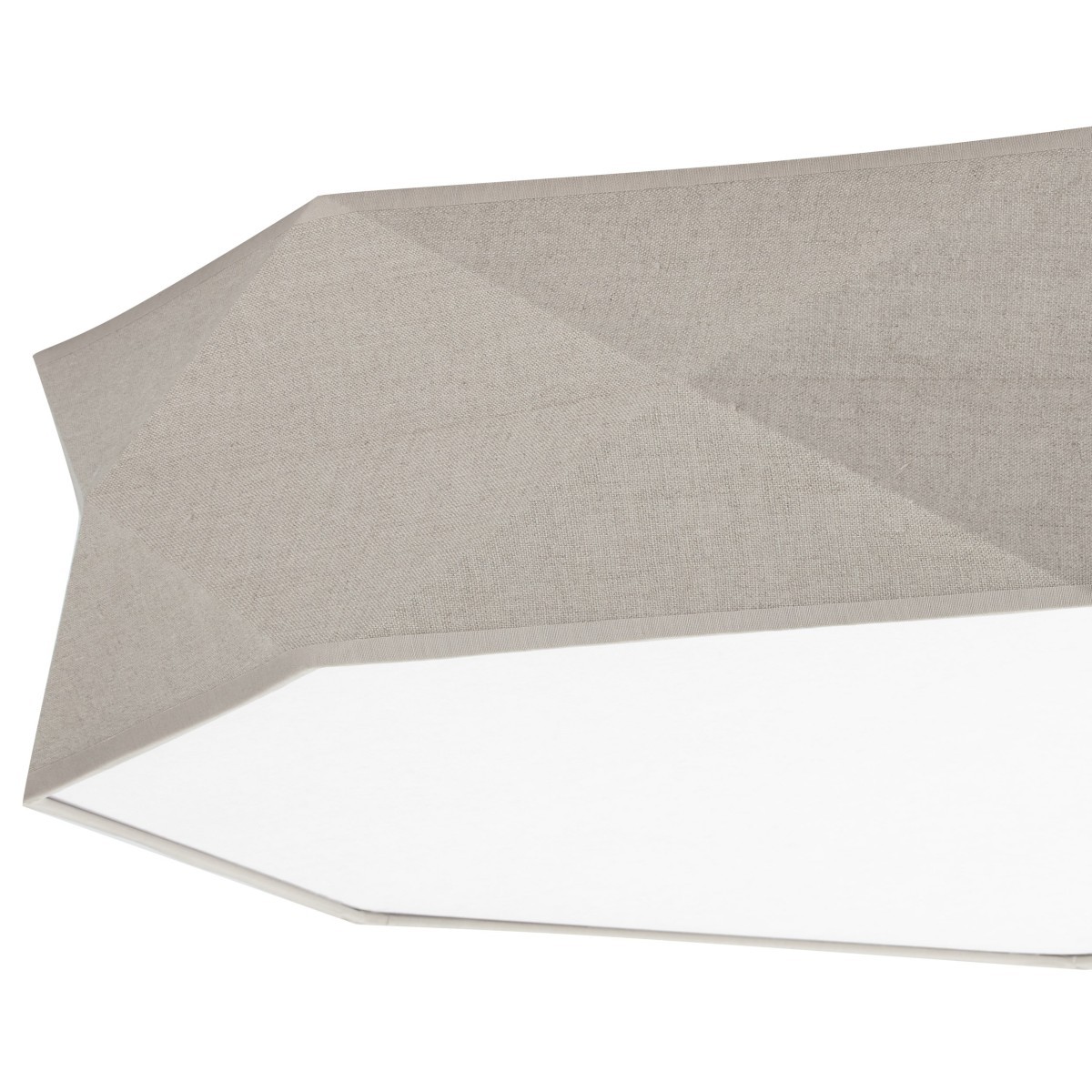 Lampa sufitowa TK-Lighting KANTOOR TKL6196 kolor - biały - len styl Klasyczny  Boho