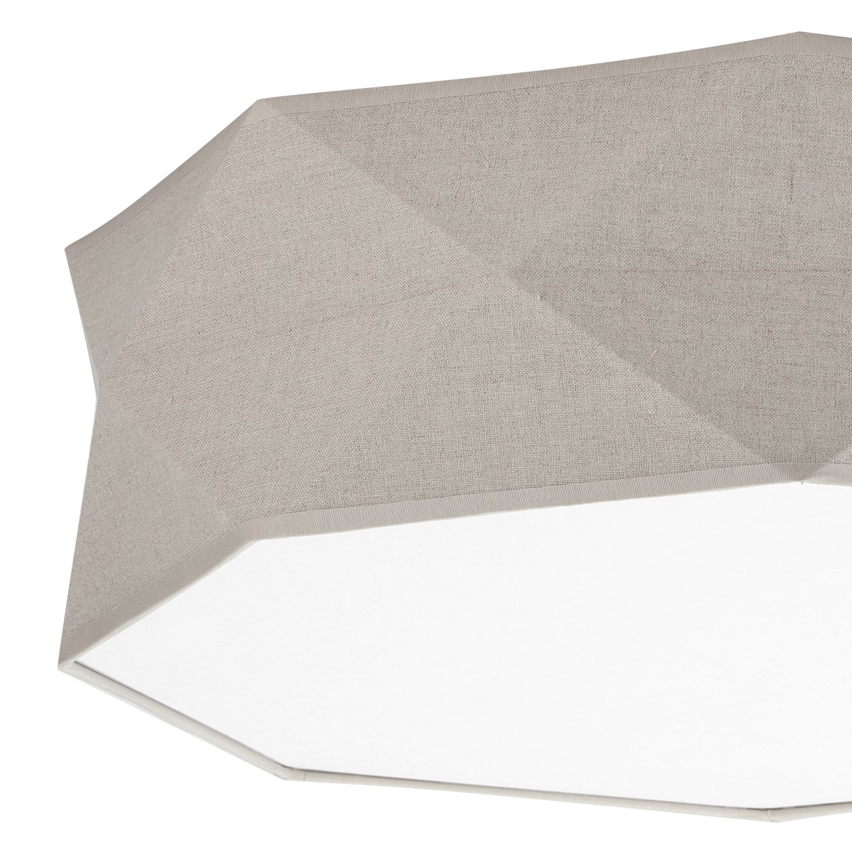 Lampa sufitowa TK-Lighting KANTOOR TKL6195 kolor - biały - len styl Klasyczny  Boho