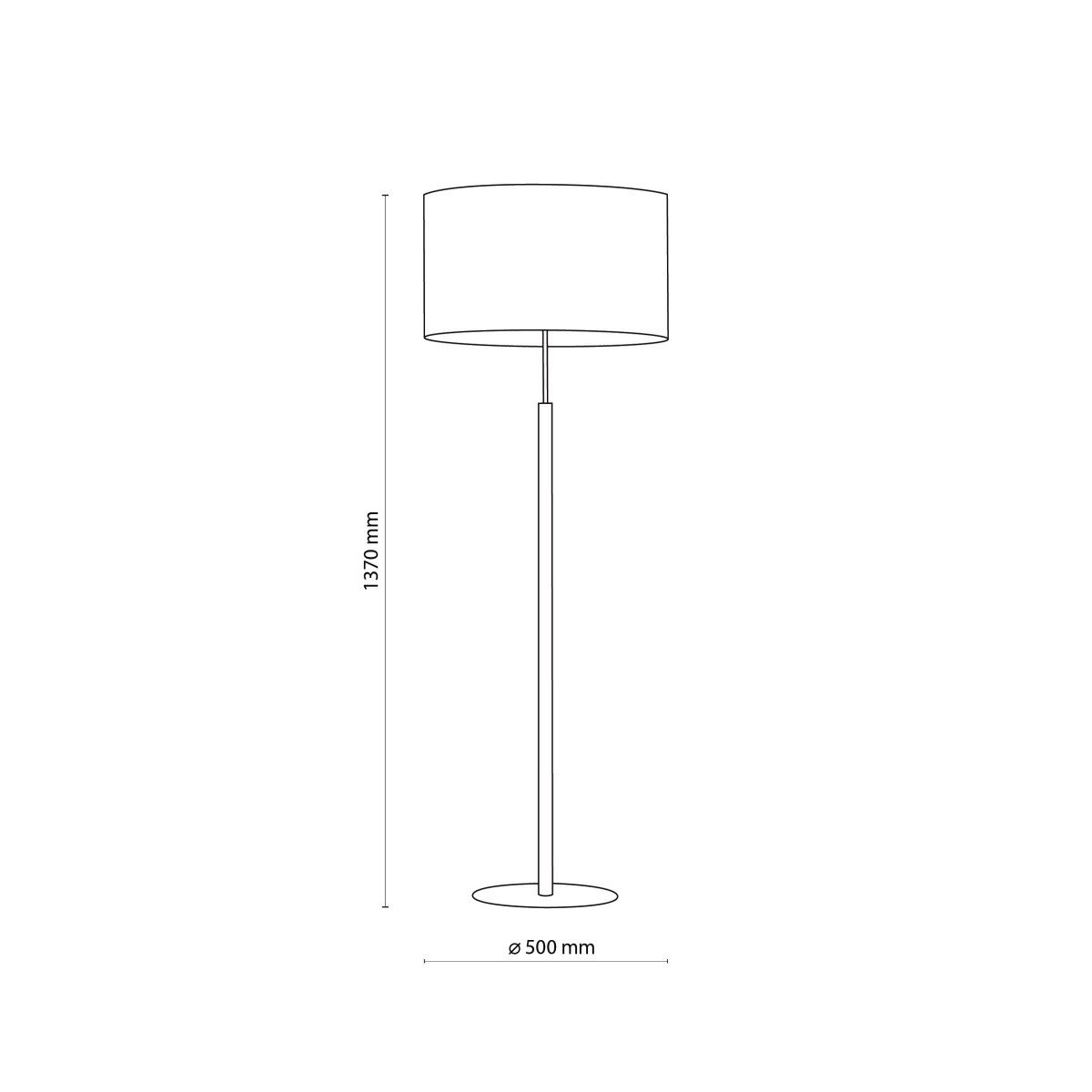 Lampa podłogowa TK-Lighting DEVA TKL5199 kolor - sosna - czarny styl Skandynawski  Rustykalny