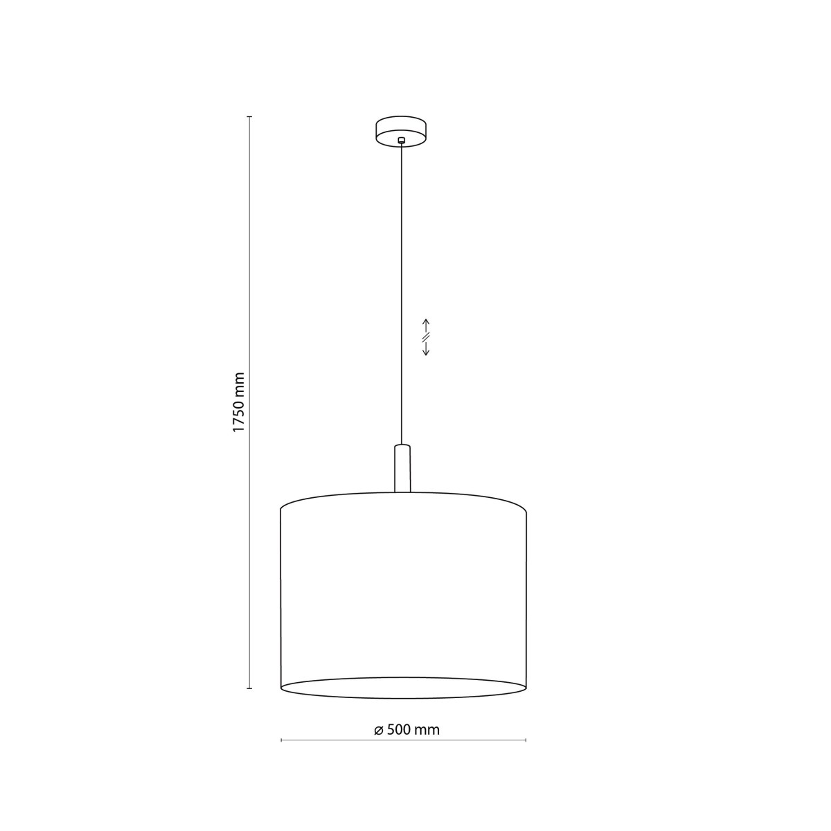 Lampa wisząca TK-Lighting DEVA TKL6107  Lampa sufitowa kolor - sosna - czarny styl Skandynawski  Rustykalny
