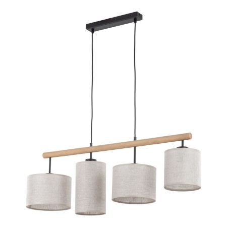 Lampa wisząca TK-Lighting DEVA TKL6108  Lampa sufitowa kolor - sosna - czarny styl Skandynawski  Rustykalny