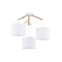 Lampa sufitowa TK-Lighting ALBERO TKL6553 kolor - biały - sosna styl Skandynawski  Rustykalny