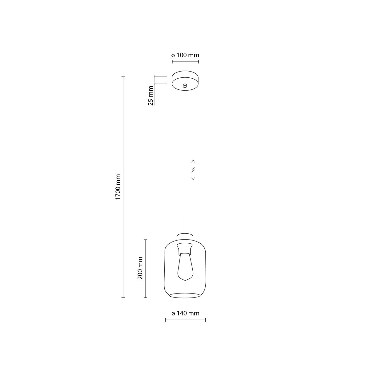 Lampa wisząca TK-Lighting MARCO TKL6696  Lampa sufitowa kolor - złoty - czarny styl Nowoczesny  Glamour
