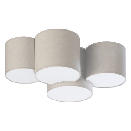 Lampa sufitowa TK-Lighting MONA TKL6592 kolor - biały - len styl Skandynawski