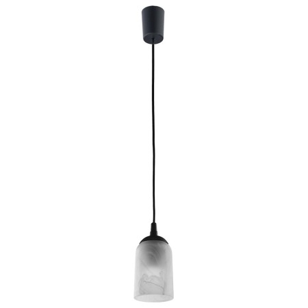 Lampa wisząca TK-Lighting CLEO TKL968 kolor - czarny - biały styl Loftowy  Klasyczny