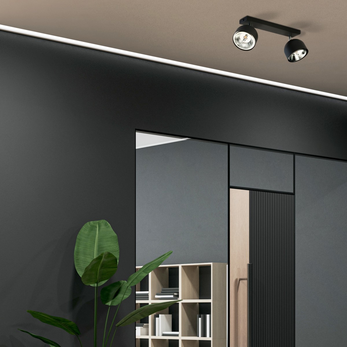 Lampa sufitowa TK-Lighting ALTEA TKL6518 kolor - czarny styl Nowoczesny  Industrialny