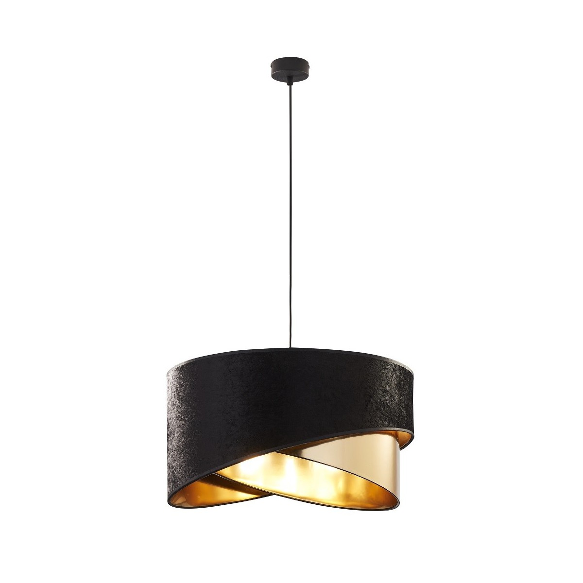 Lampa wisząca TK-Lighting TERCINO TKL6432 kolor - czarny - złoty styl Nowoczesny  Klasyczny