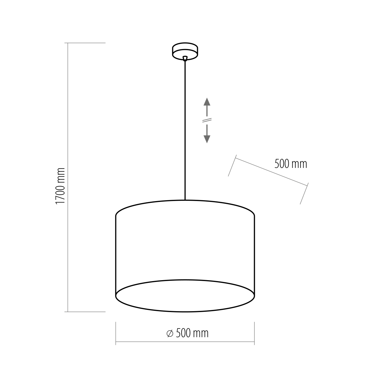 Lampa wisząca TK-Lighting TERCINO TKL6192 kolor - czarny - złoty styl Nowoczesny  Klasyczny
