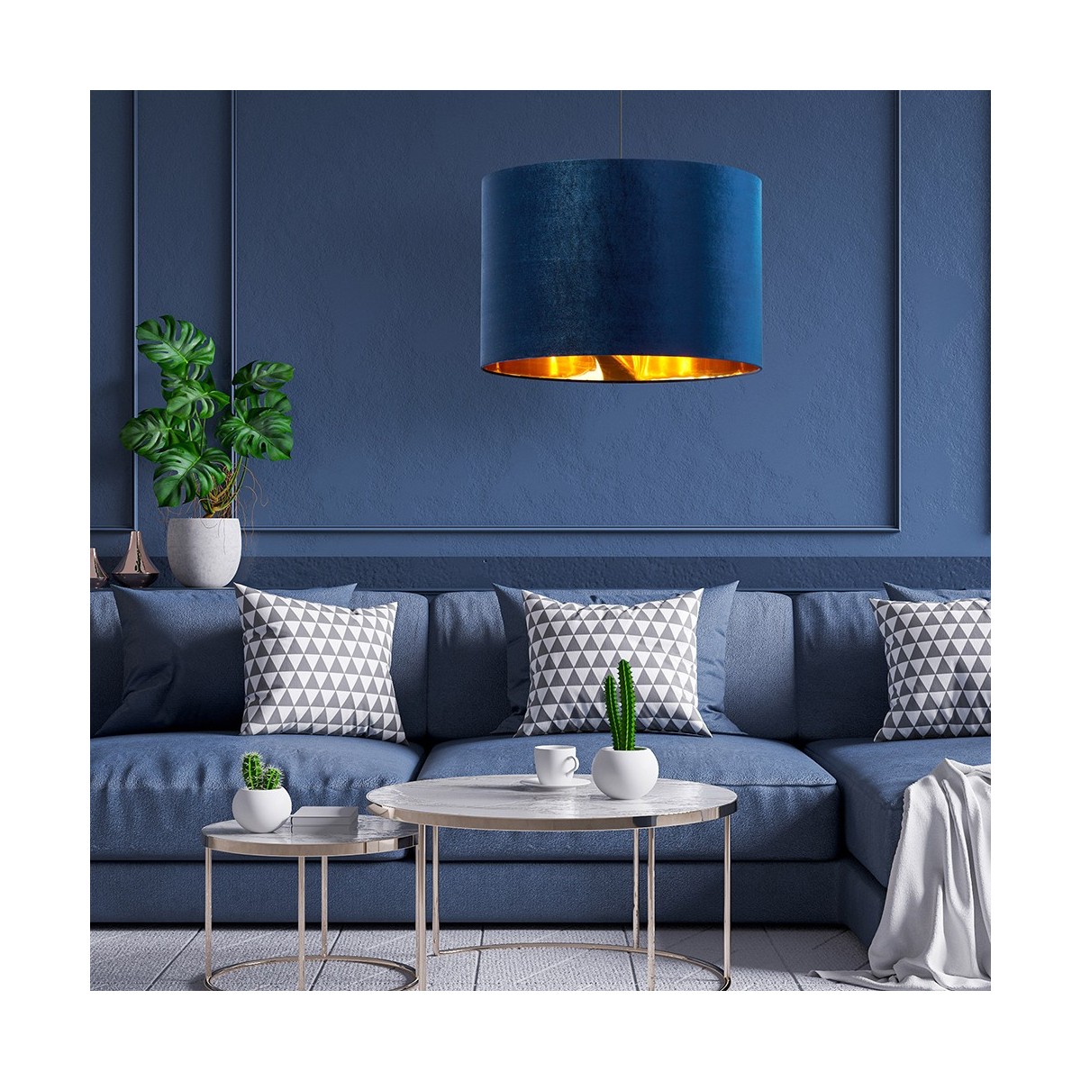 Lampa wisząca TK-Lighting TERCINO TKL6172 kolor - czarny - złoty styl Nowoczesny  Glamour