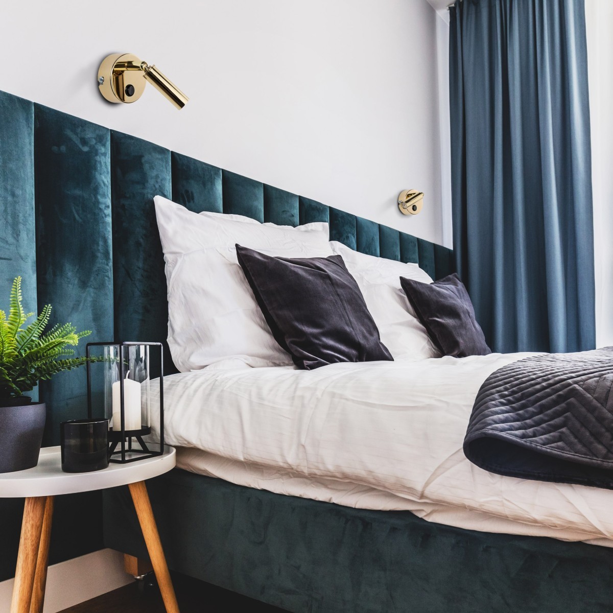 Kinkiet TK-Lighting ENZO TKL1372 kolor - złoty styl Nowoczesny  Hampton