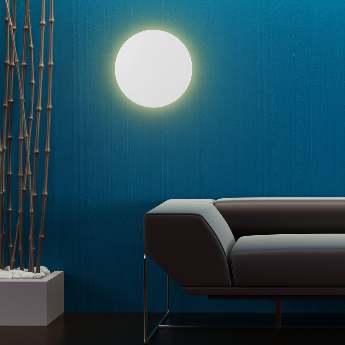 Lampa ścienna TK-Lighting LUNA TKL6011  Kinkiet kolor - biały styl Nowoczesny  Loftowy