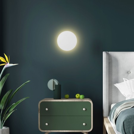 Lampa ścienna TK-Lighting LUNA TKL6009  Kinkiet kolor - biały styl Nowoczesny  Loftowy