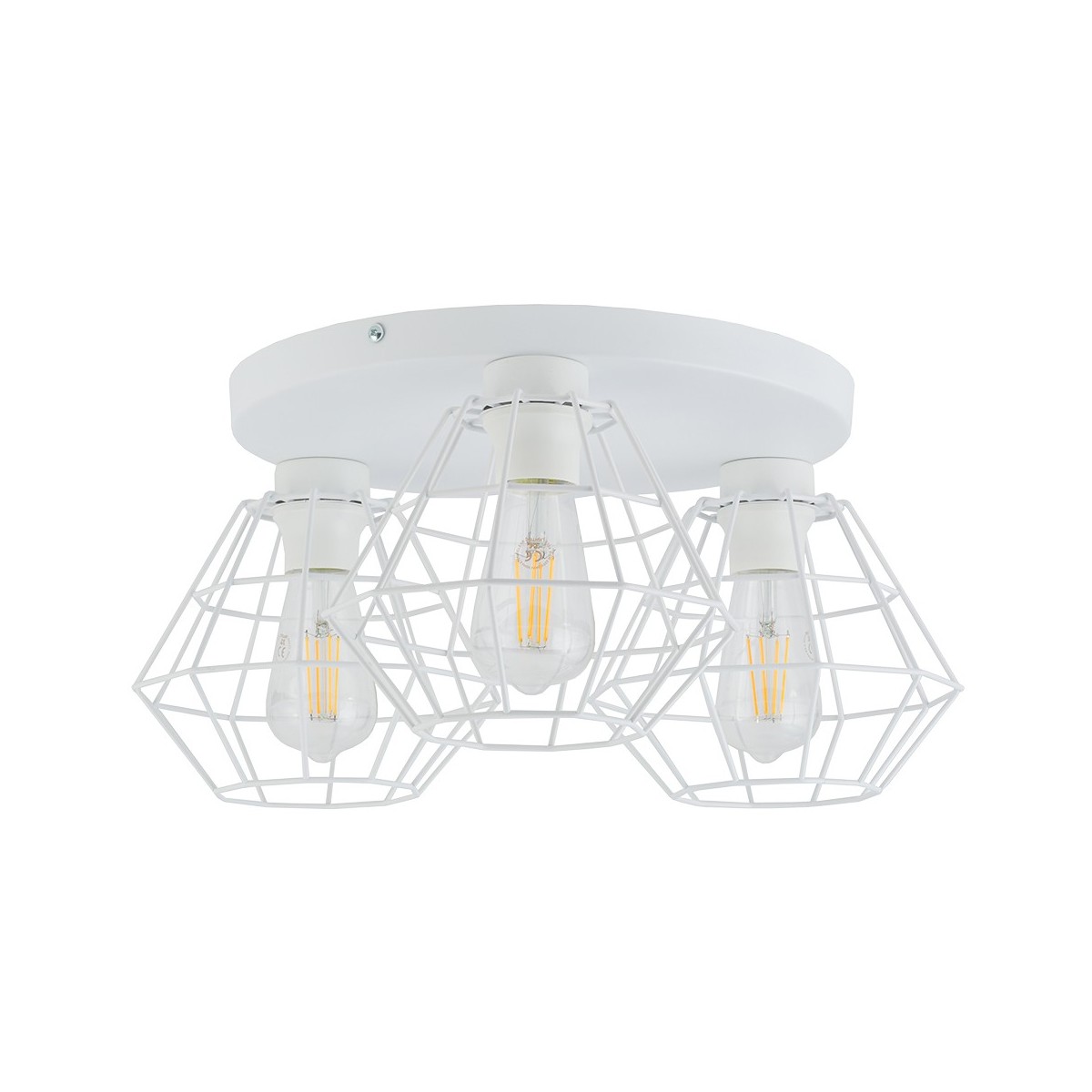 Lampa sufitowa TK-Lighting DIAMOND TKL6214 kolor - biały styl Nowoczesny  Loftowy