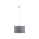Lampa wisząca TK-Lighting RONDO TKL3463 kolor - biały - szary styl Klasyczny  Minimalistyczny