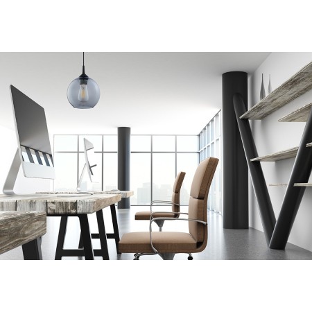 Lampa wisząca TK-Lighting CUBUS TKL6080 kolor - czarny - transparentny styl Klasyczny  Minimalistyczny